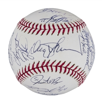 2009 World Baseball Classic Team Signed Baseball from The Barry Larkin Collection (Larkin LOA & PSA Precert)